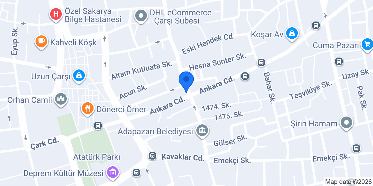 Çeşme Meydanı Eczanesi konumu