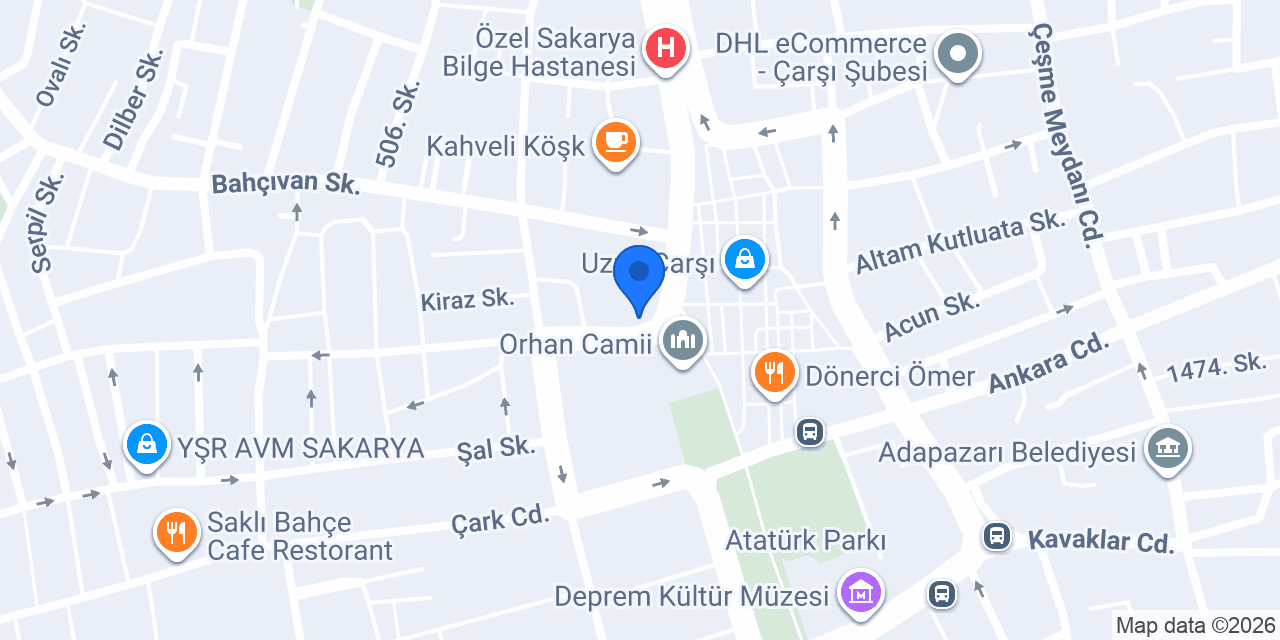 Turdayız Gezi Tur Acentası konumu