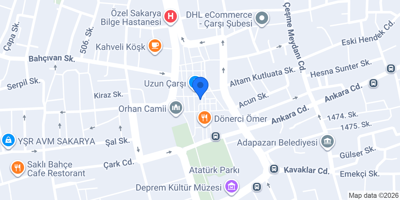 Merkez Eczanesi konumu