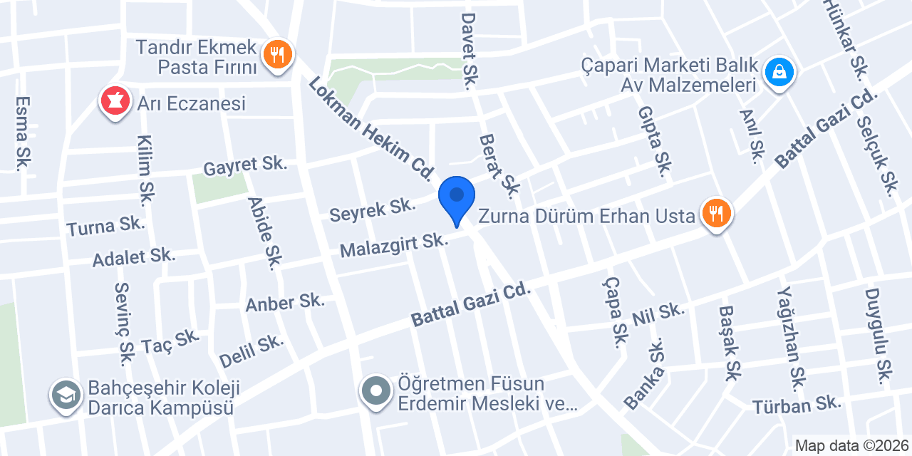 Bizim Çiçekçilik konumu