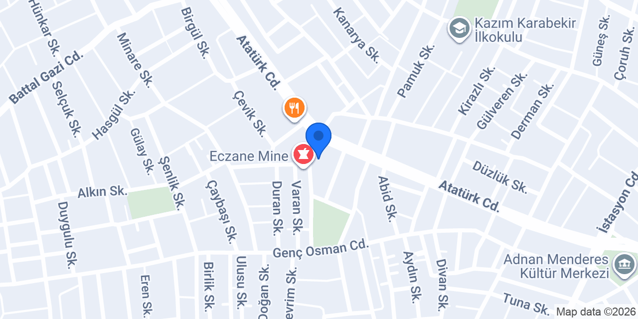 eczane Ozan konumu