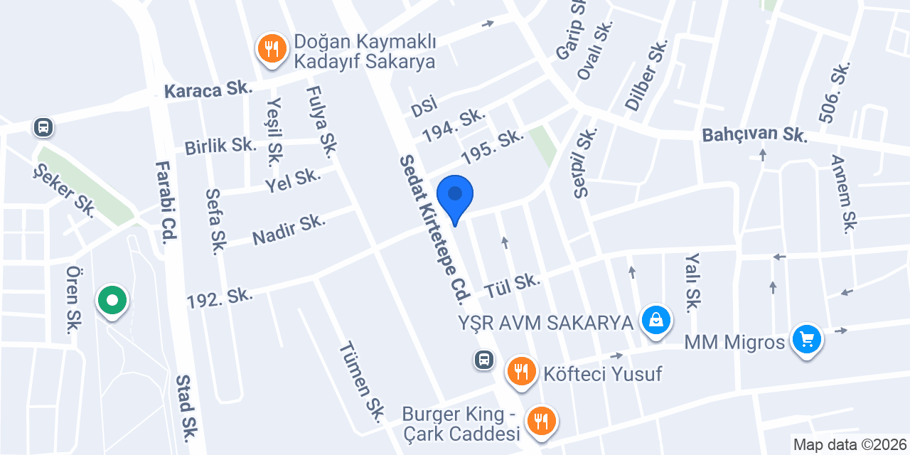 Alfa Veteriner Kliniği konumu
