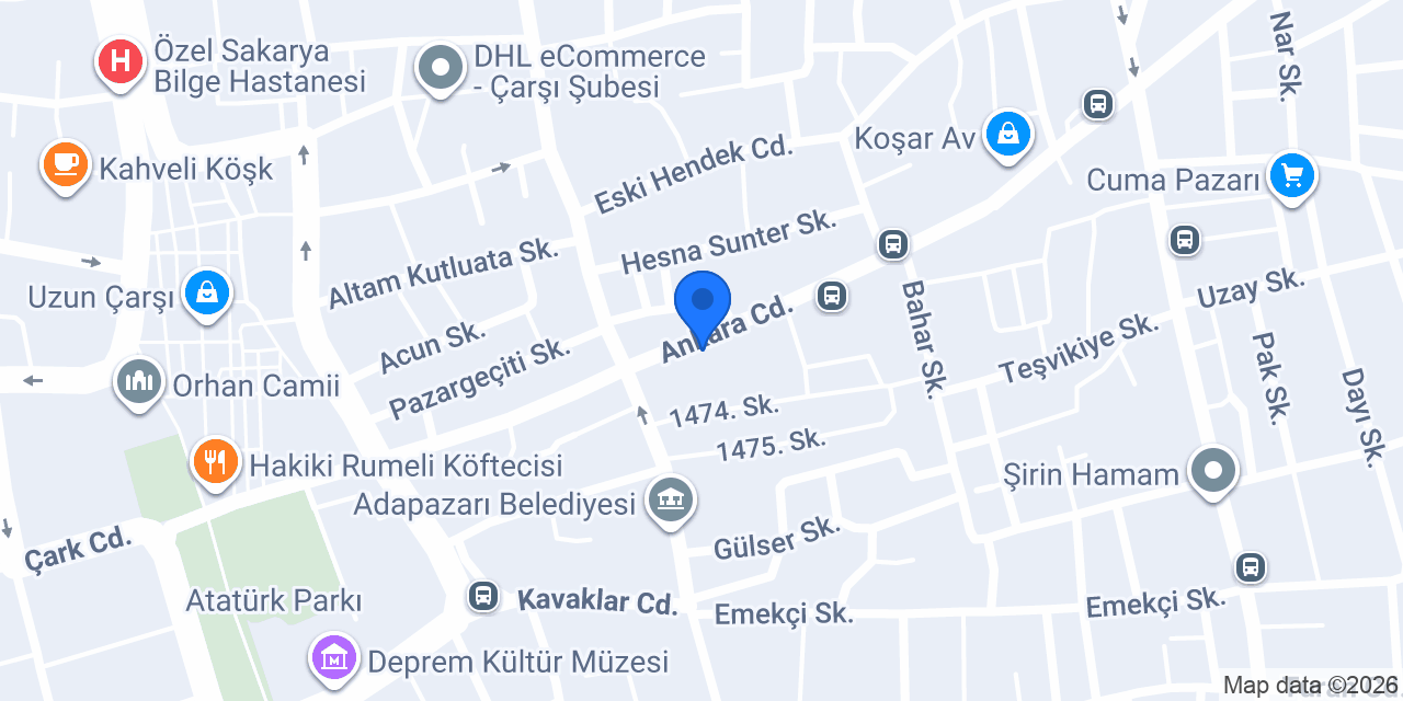 مخبز ومعجنات الشامي konumu