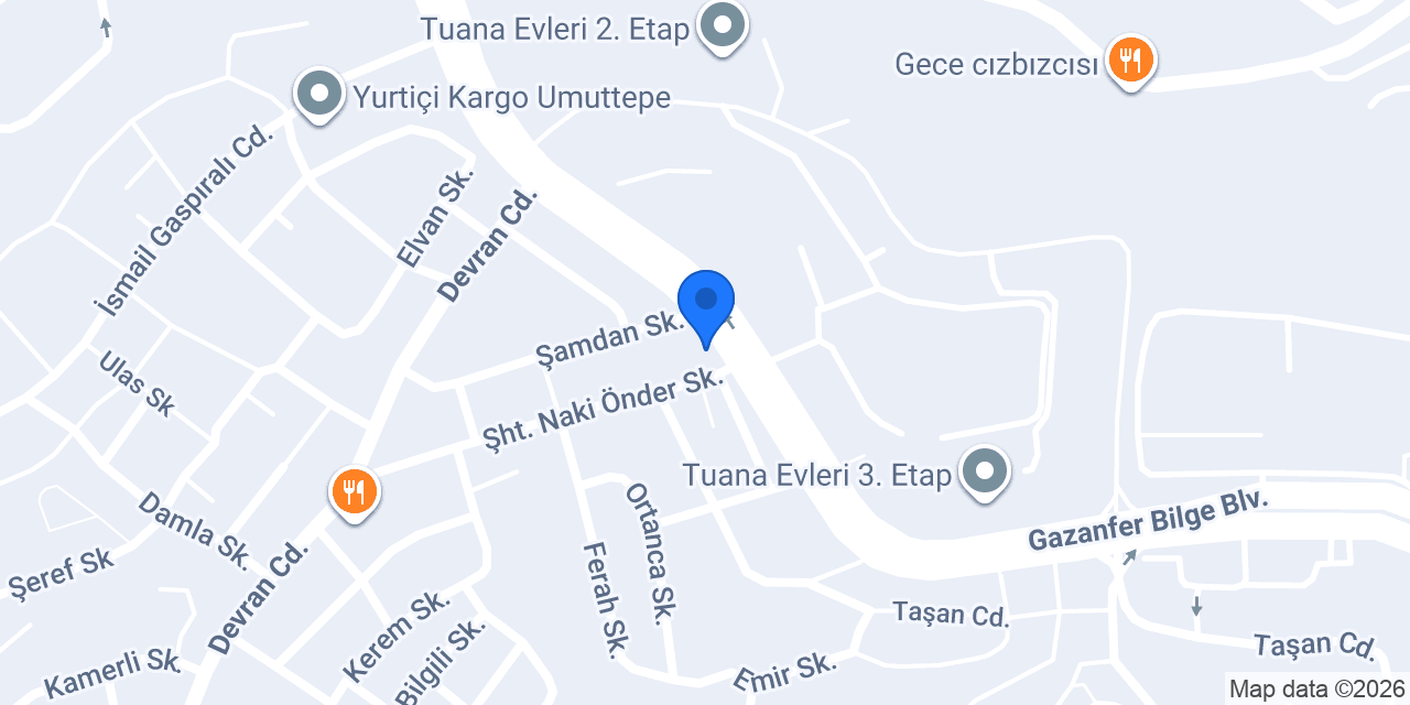 Kuaför melek konumu