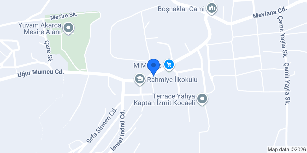 ŞEN YUVAM AKARCA konumu