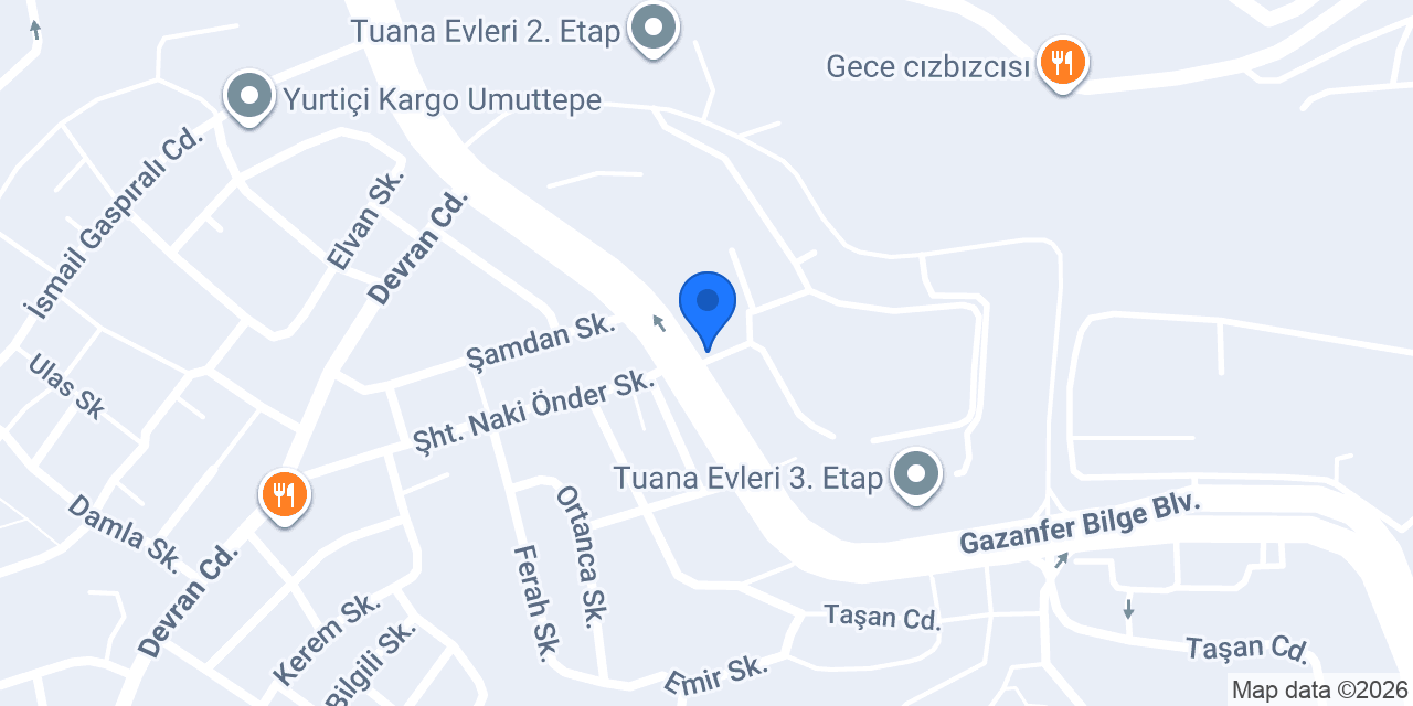 Tuana Eczanesi konumu