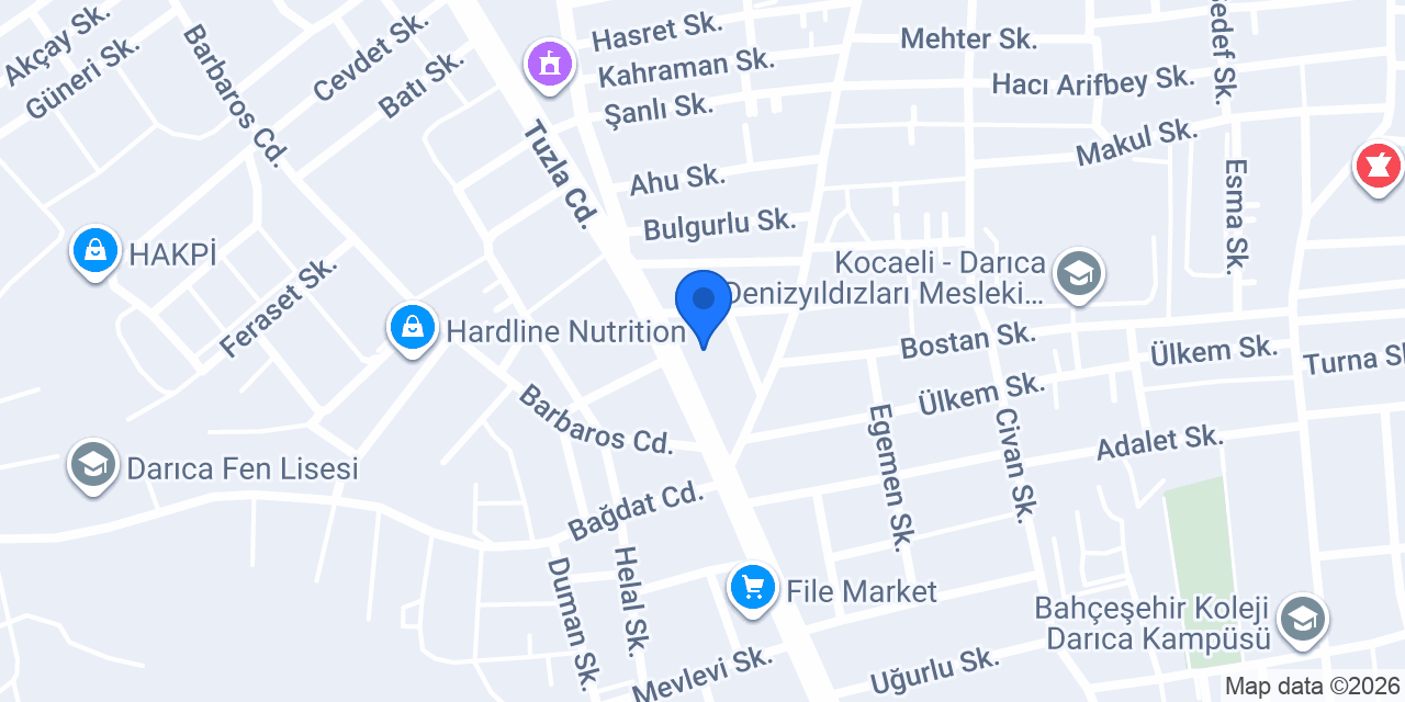 Darıca Oto Servis konumu