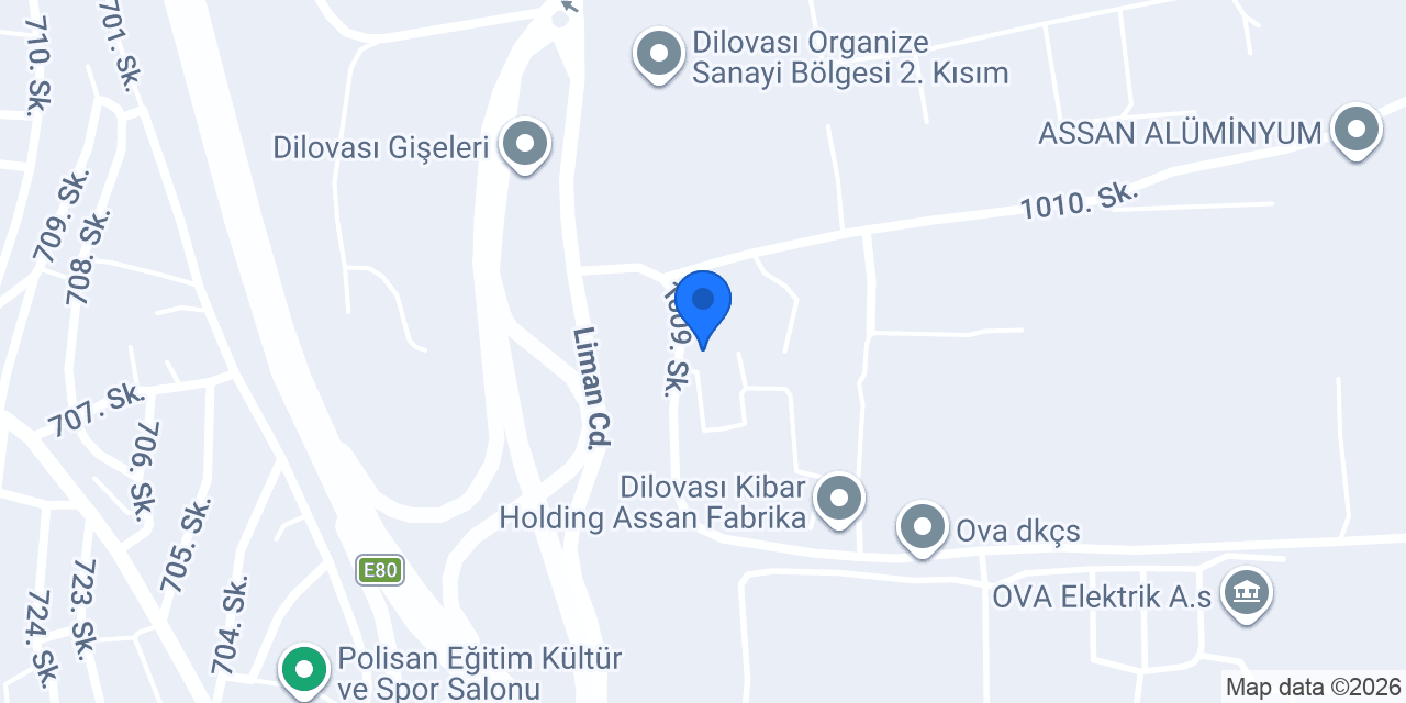 TEST MEKANİK İNŞAAT SAN.TİC.LTD.ŞTİ konumu