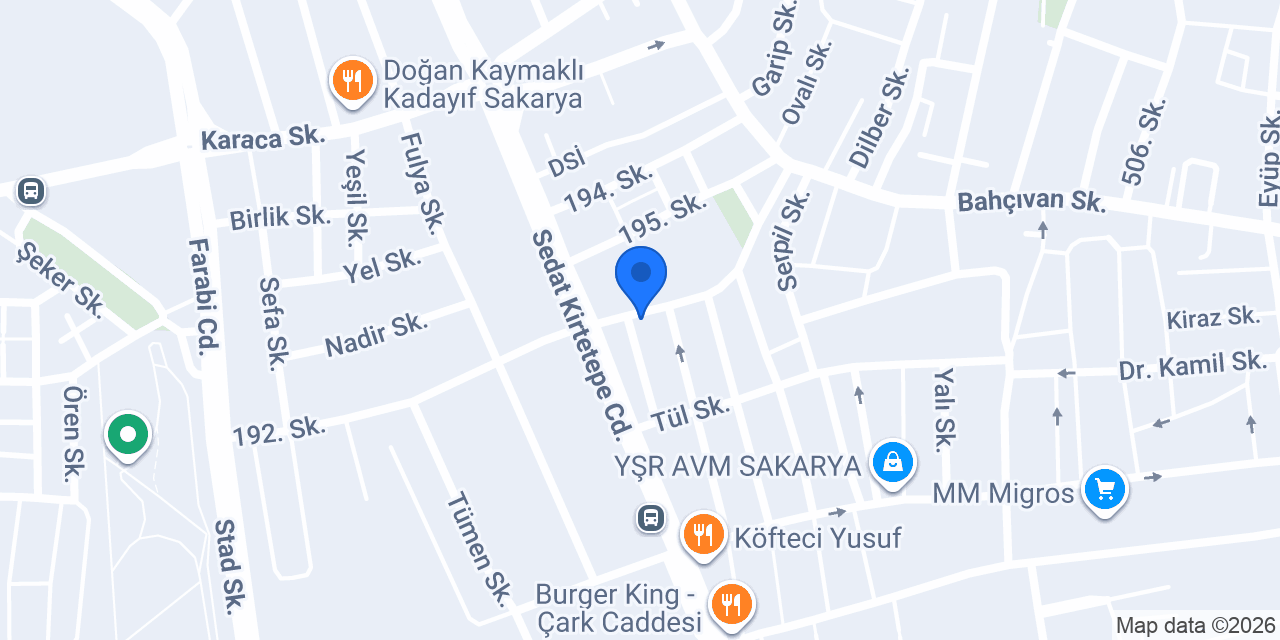 Zaimoğlu Bakery konumu