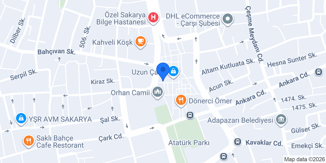 Rosa Coffee - Uzunçarşı konumu