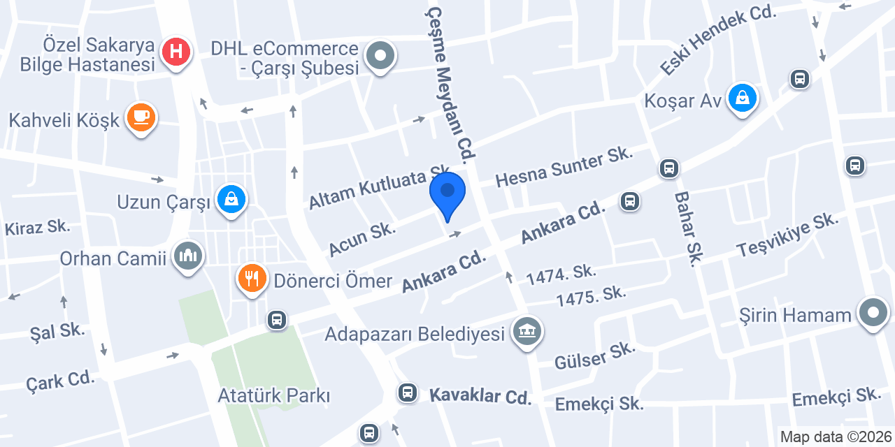 Sakarya Çilingir Oto Anahtarcı İtimat Anahtar konumu