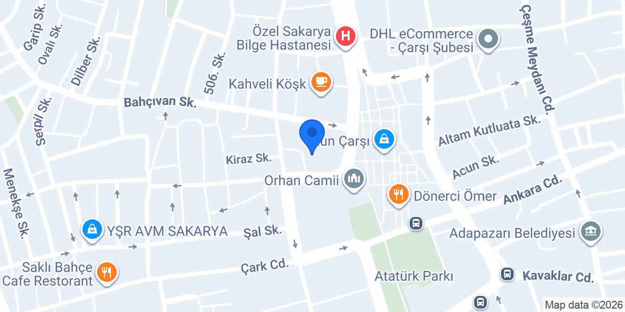 Atik & Çödek Hukuk Bürosu konumu
