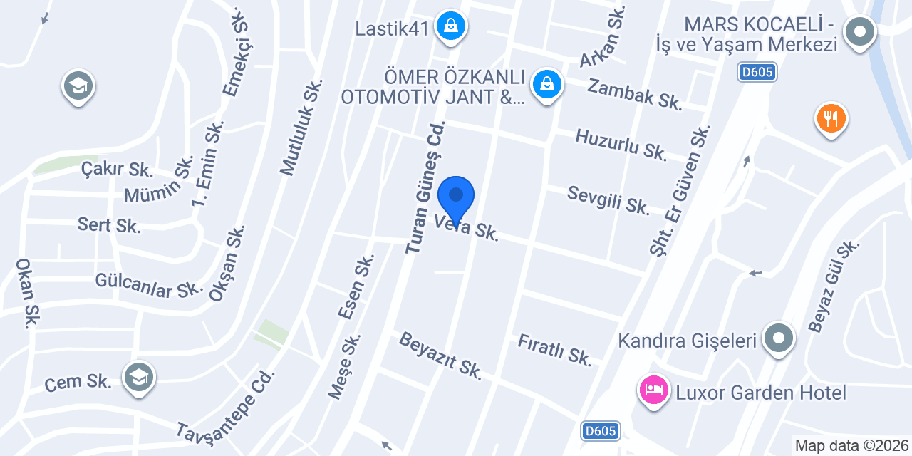 Güngörler Et ve Köfte konumu