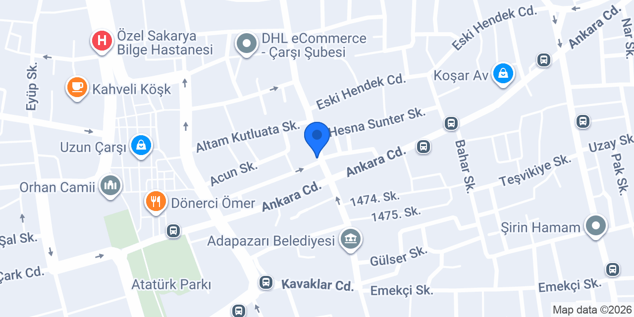 SAKARYA PREFABRİK EV ÇELİK YAPI İNŞAAT konumu