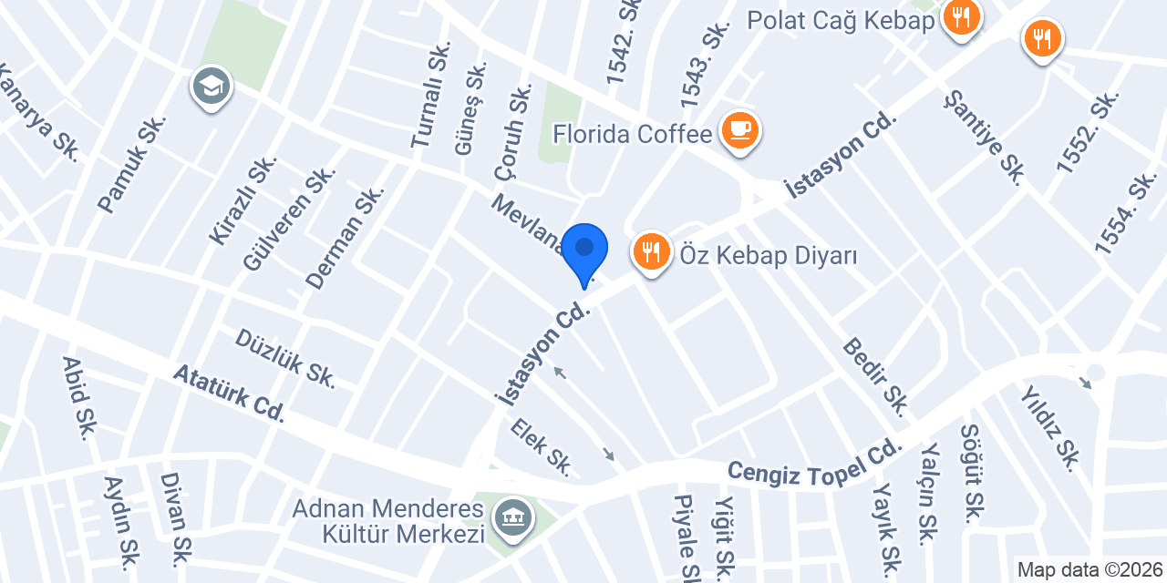 Kral Döner konumu