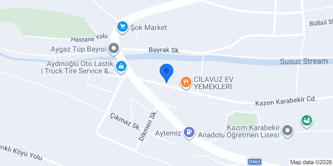 Baytarım Veteriner Kliniği konumu