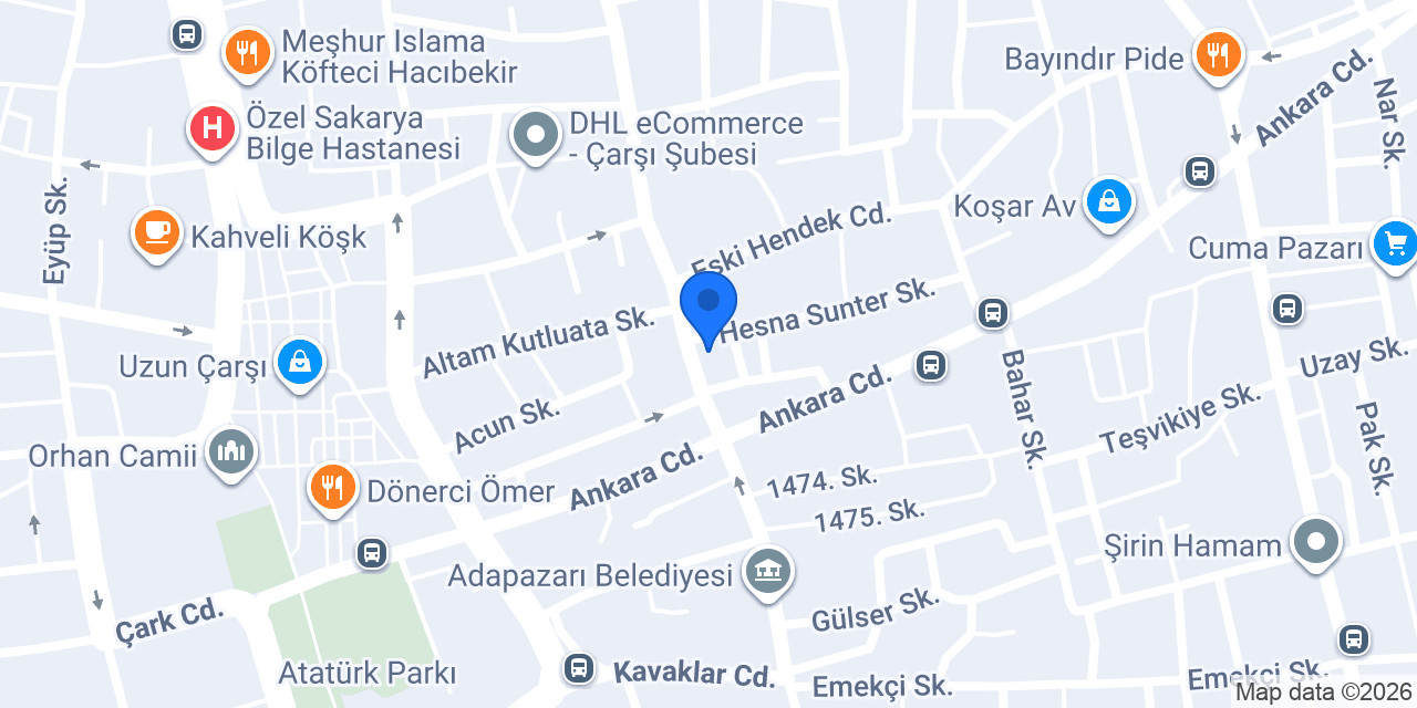 MERKEZ Veteriner Kliniği konumu