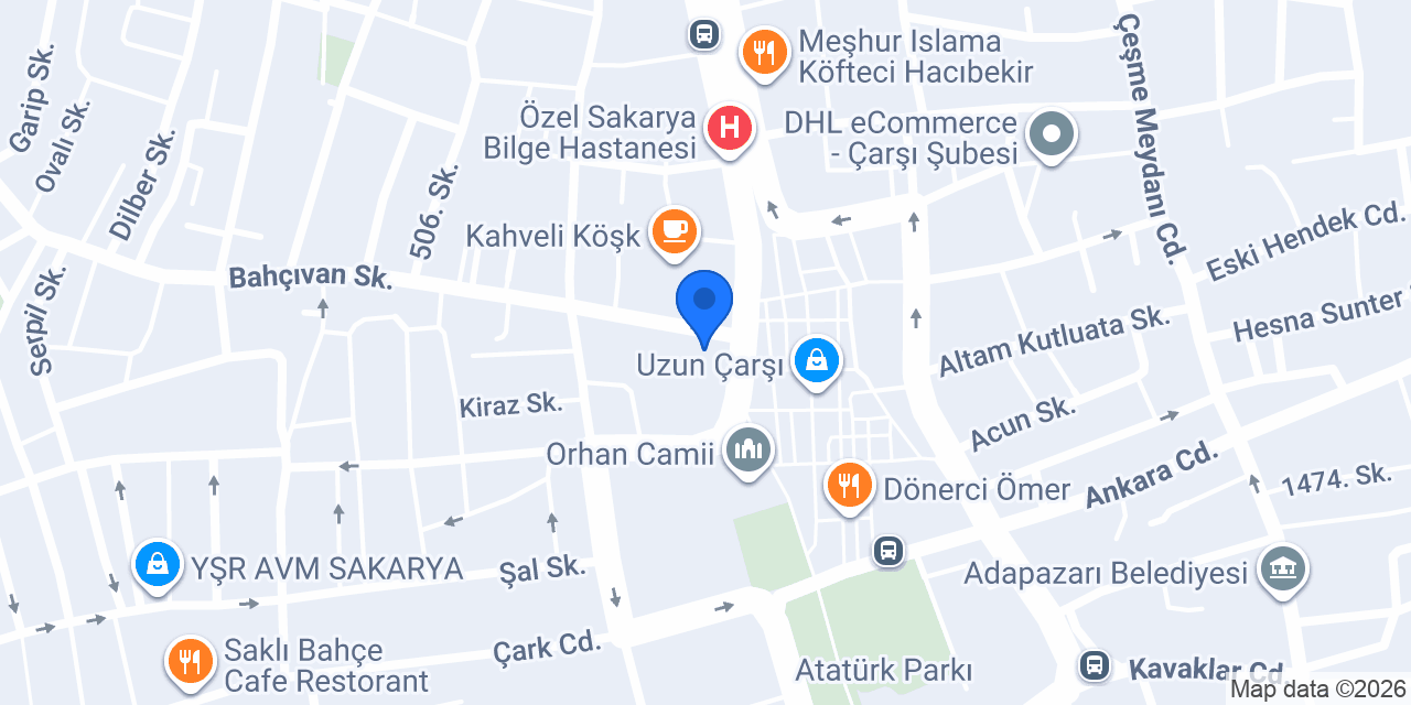 X-Yapı konumu