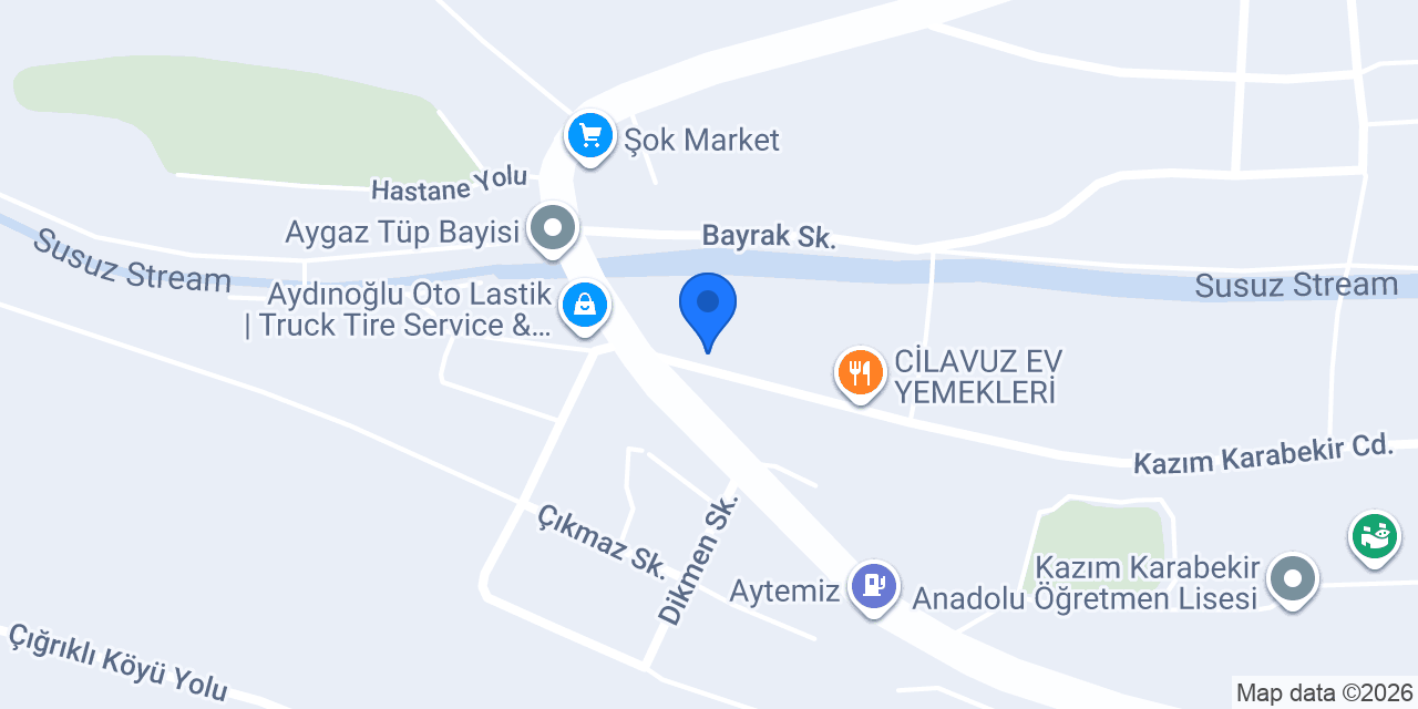 Susuz Noterliği konumu