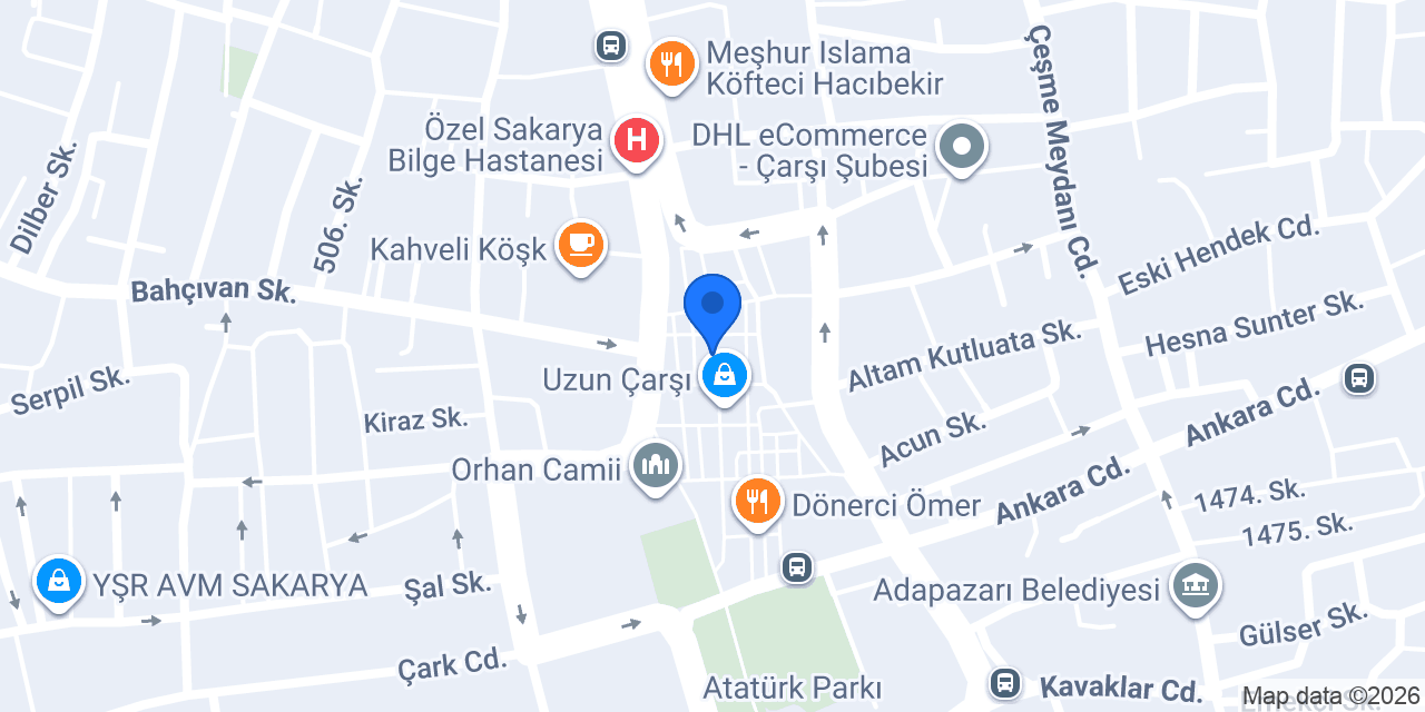 Gülseven Helva ve Şekerleme konumu