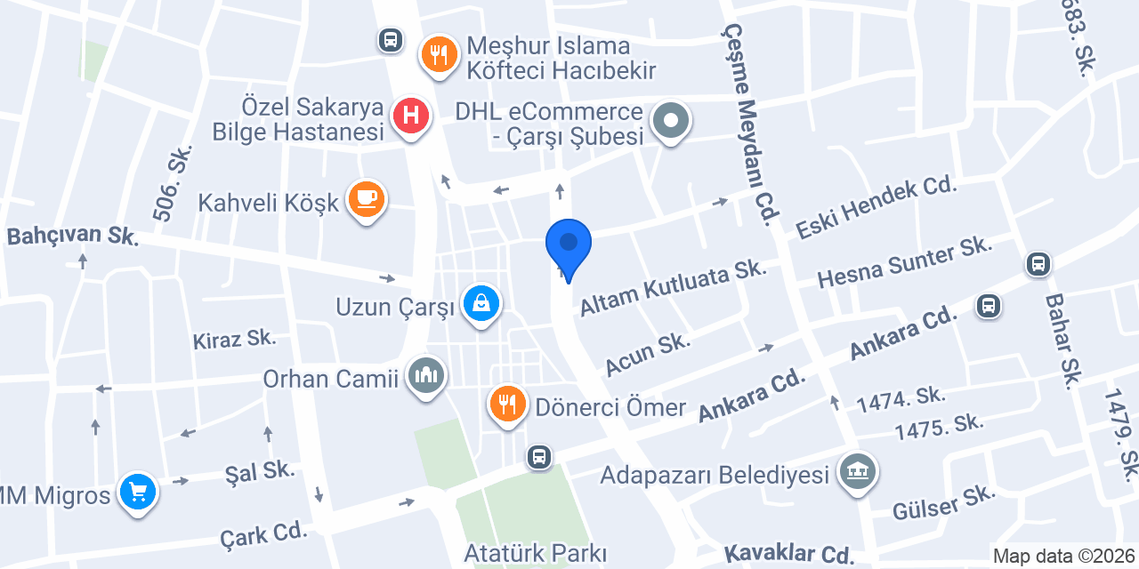 Sakarya Lider Sigorta - Allianz Yetkili Acentesi - Sakarya konumu