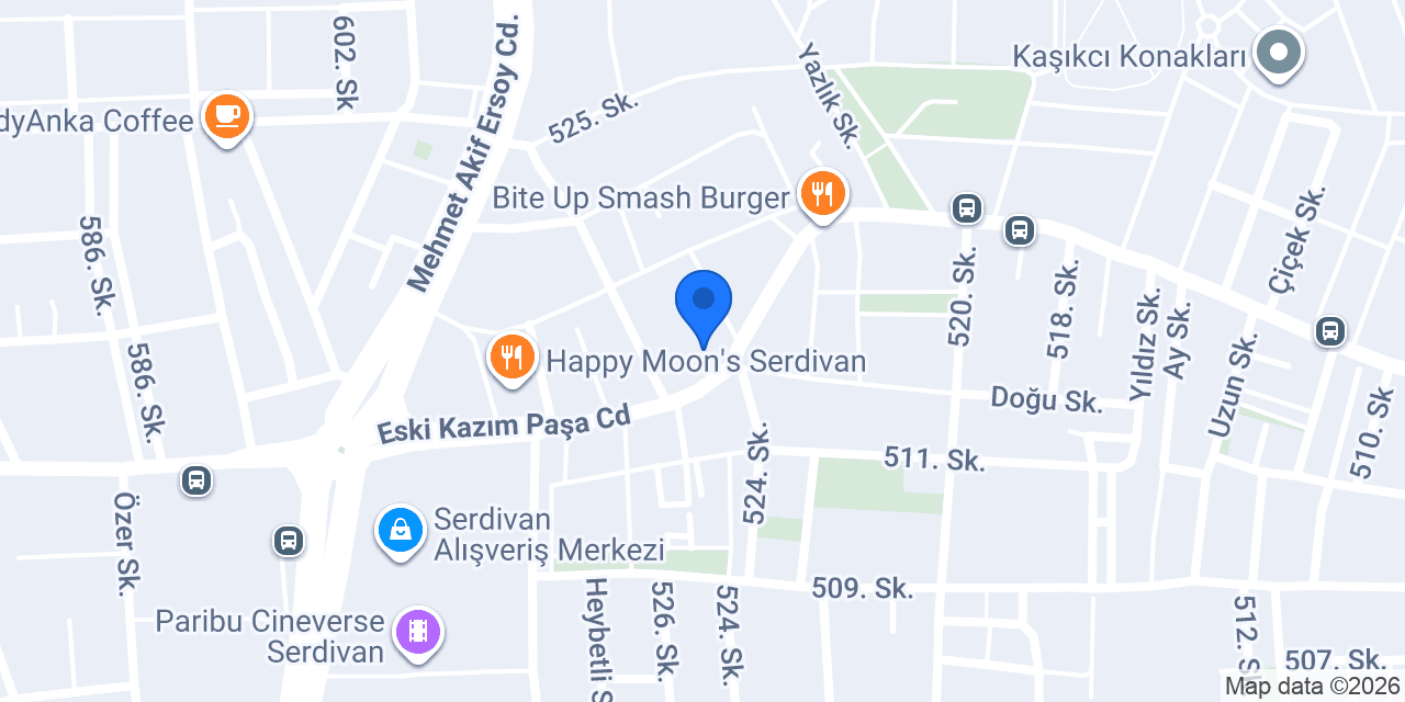 Bloomcake&coffee Serdivan konumu
