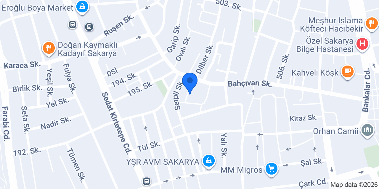 Papatya Kreş konumu