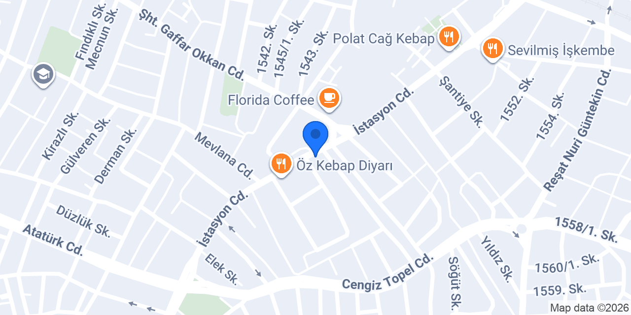 GÜNEŞ ÇİĞKÖFTE pilav konumu