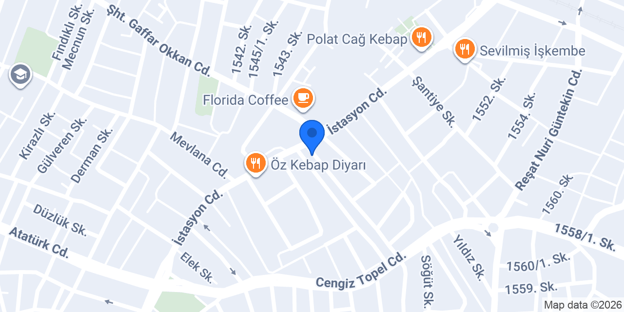 Karamanoğulları Mobilya konumu