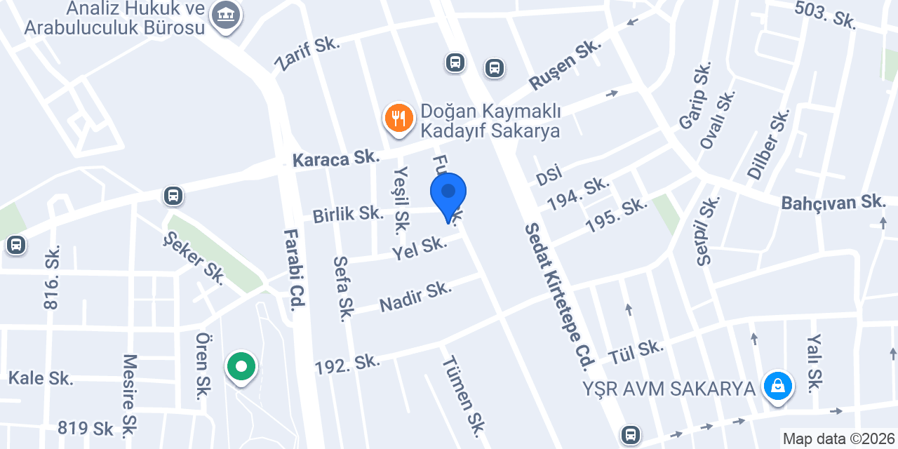 TEBA Mühendislik ve Mimarlık konumu