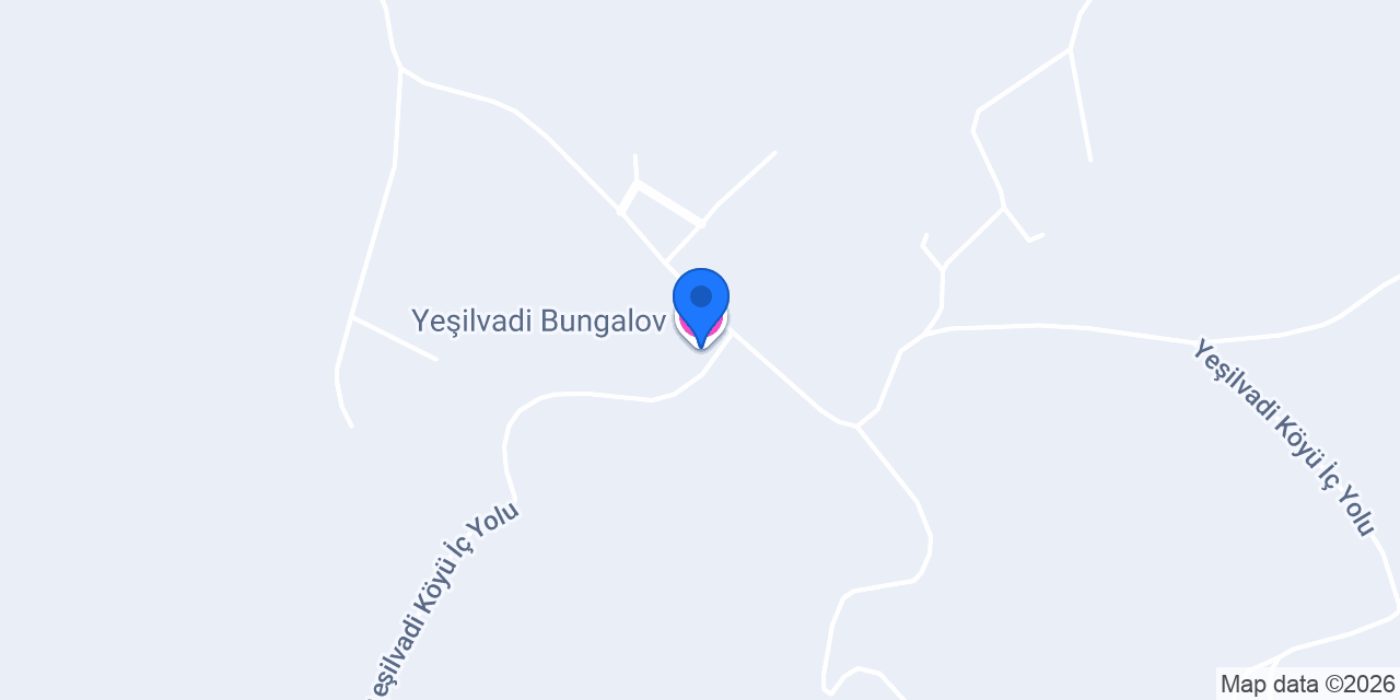 Yeşilvadi Bungalov konumu
