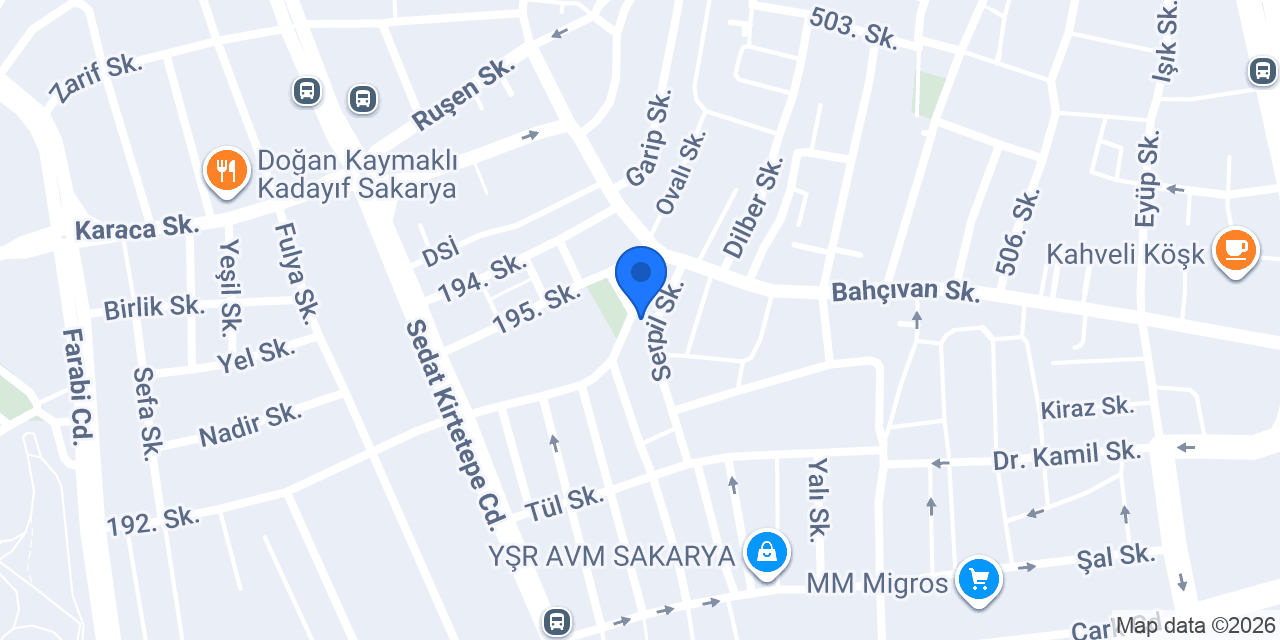 Kadir Yiğit Özel Öğretim Kursu konumu
