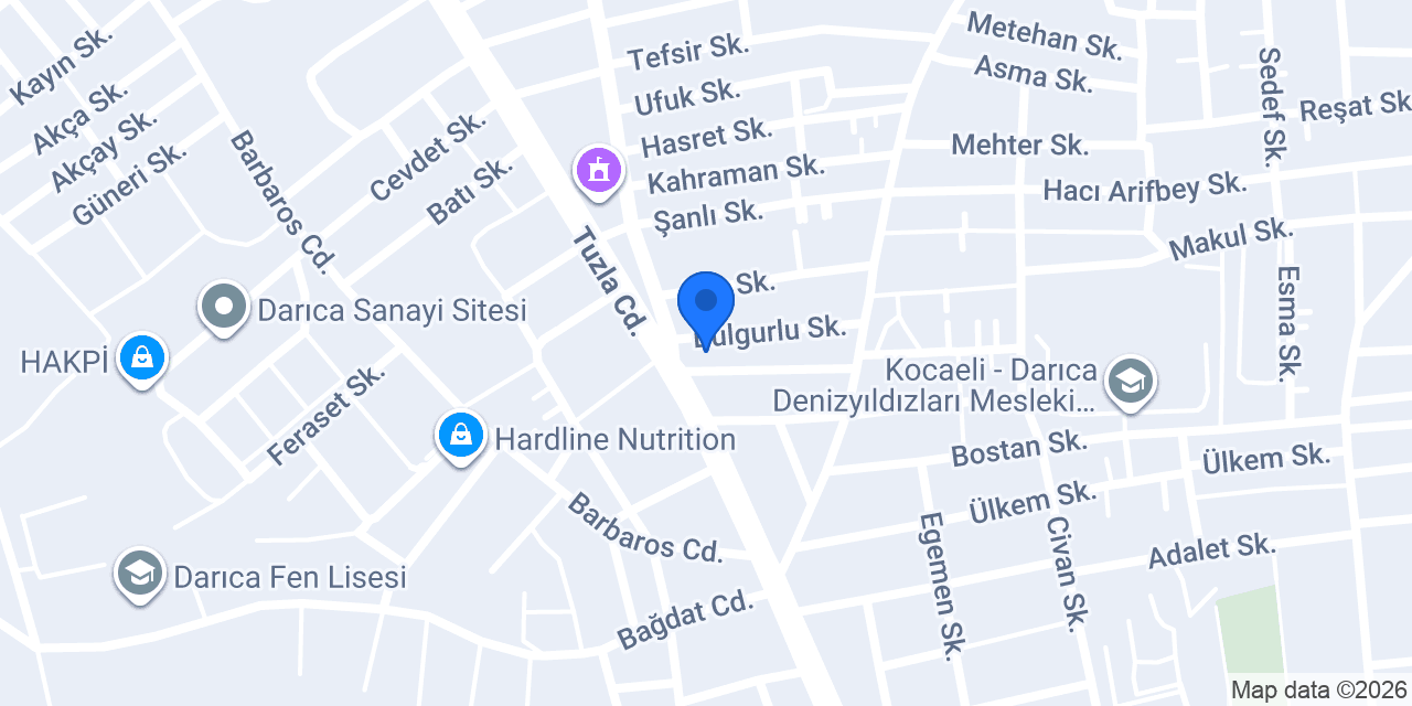 HALATTEK YAPI SAN.TİC A.Ş. konumu