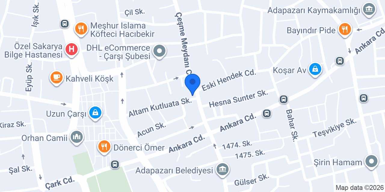 Köseoğlu Tarım Sakarya konumu
