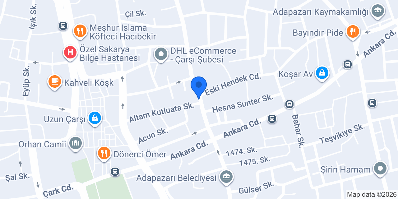 Çeşme Meydanı Taksi konumu