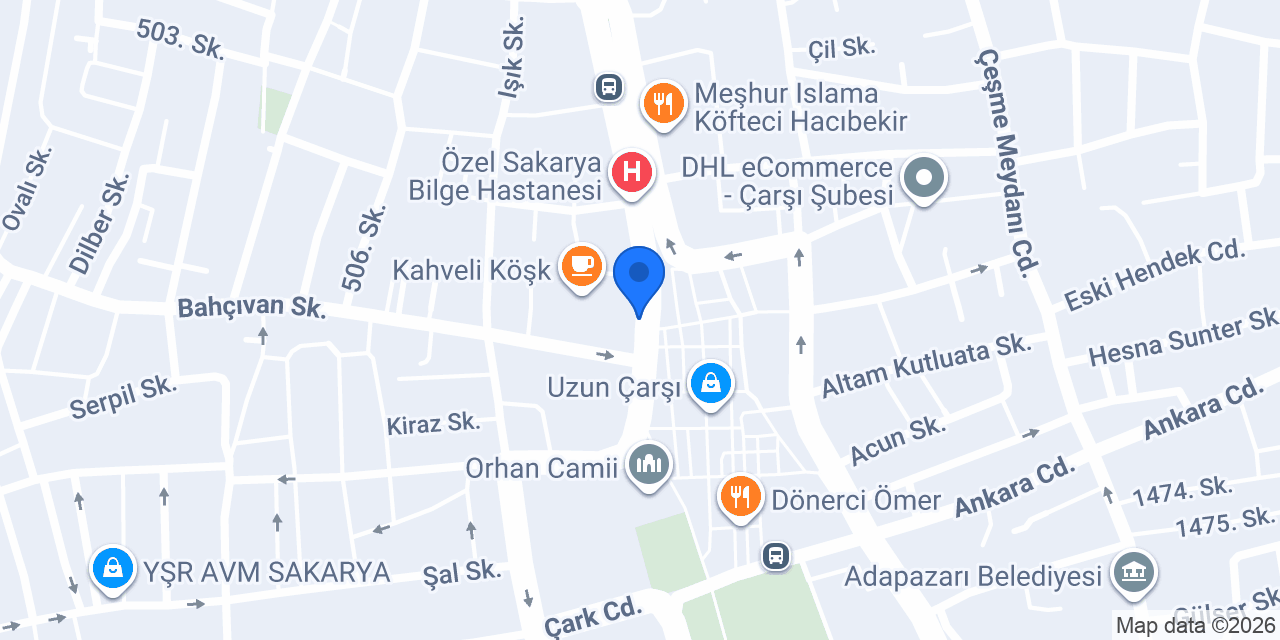 SAKARYA BARIŞ TURİZM konumu