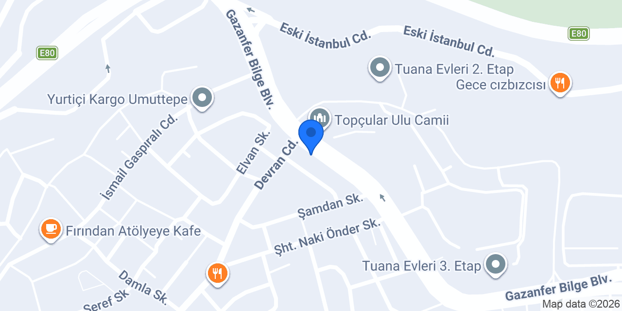 Tatlan Pastaneleri Bagcesme Subesi konumu