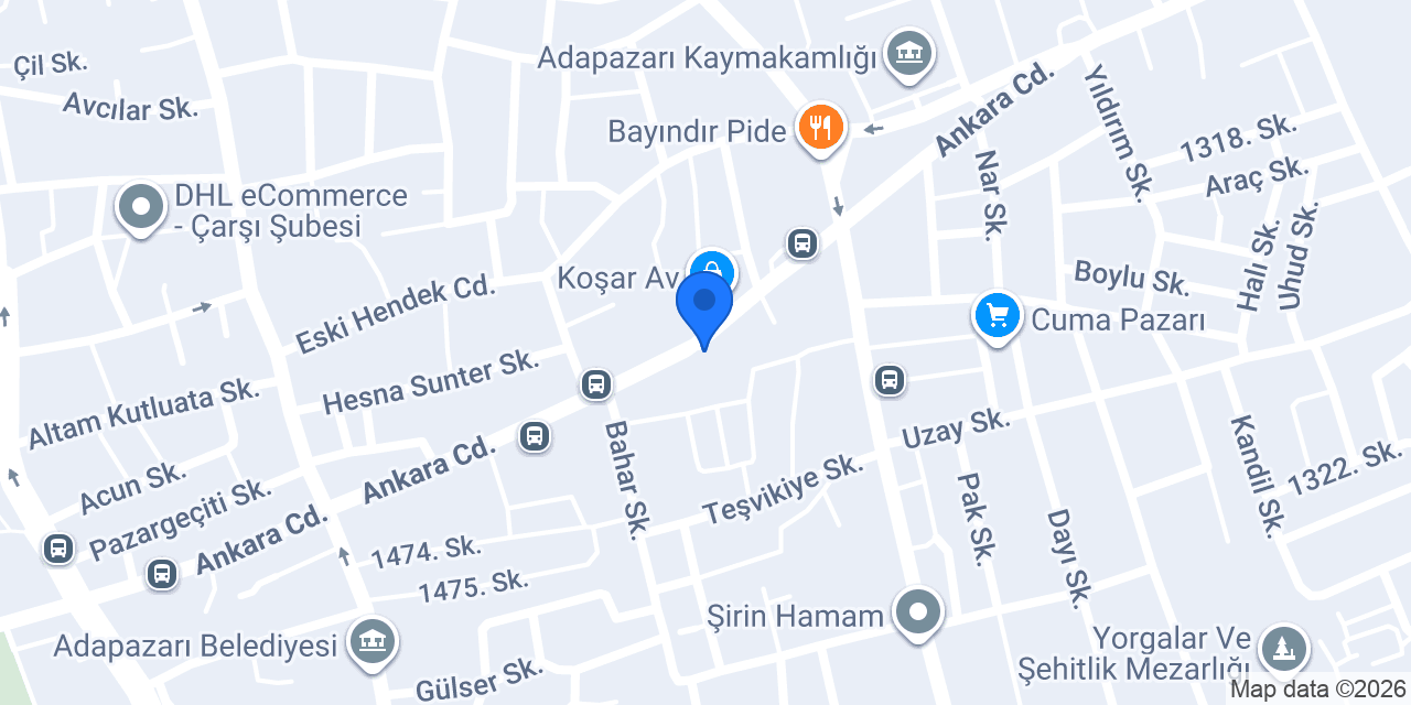 Tünel Ticaret konumu
