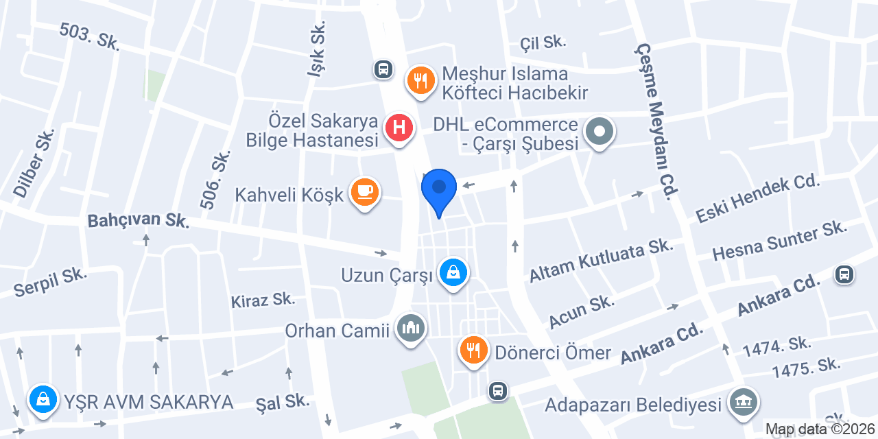 Halkbank Uzunçarşı Şubesi konumu