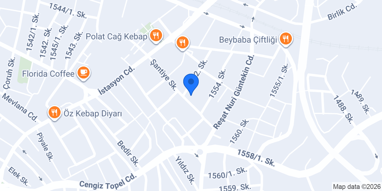 KİRAZ OTO LASTİK konumu