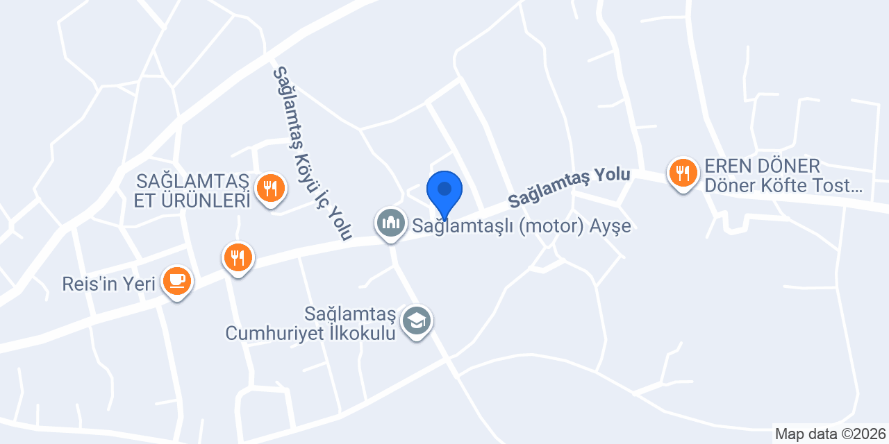 Bereket Pastanesi konumu