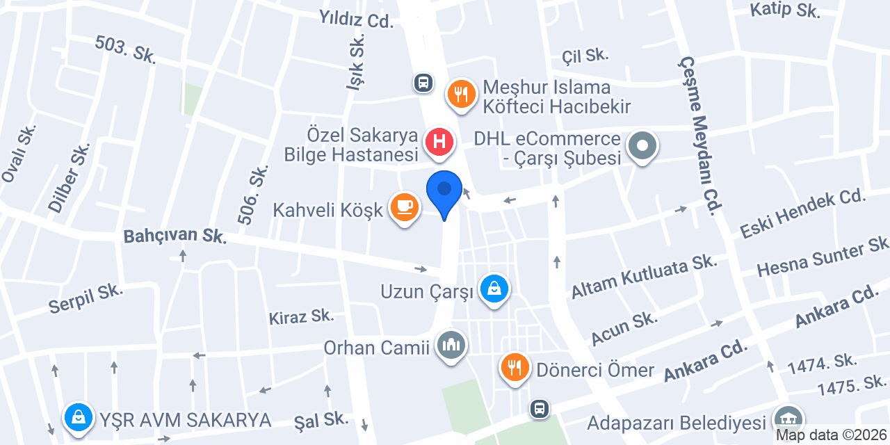 Tuğba Eczanesi konumu