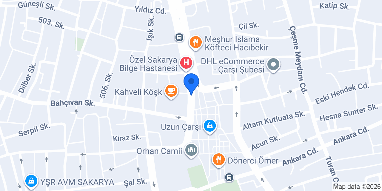 Garaj Aykut Motors konumu