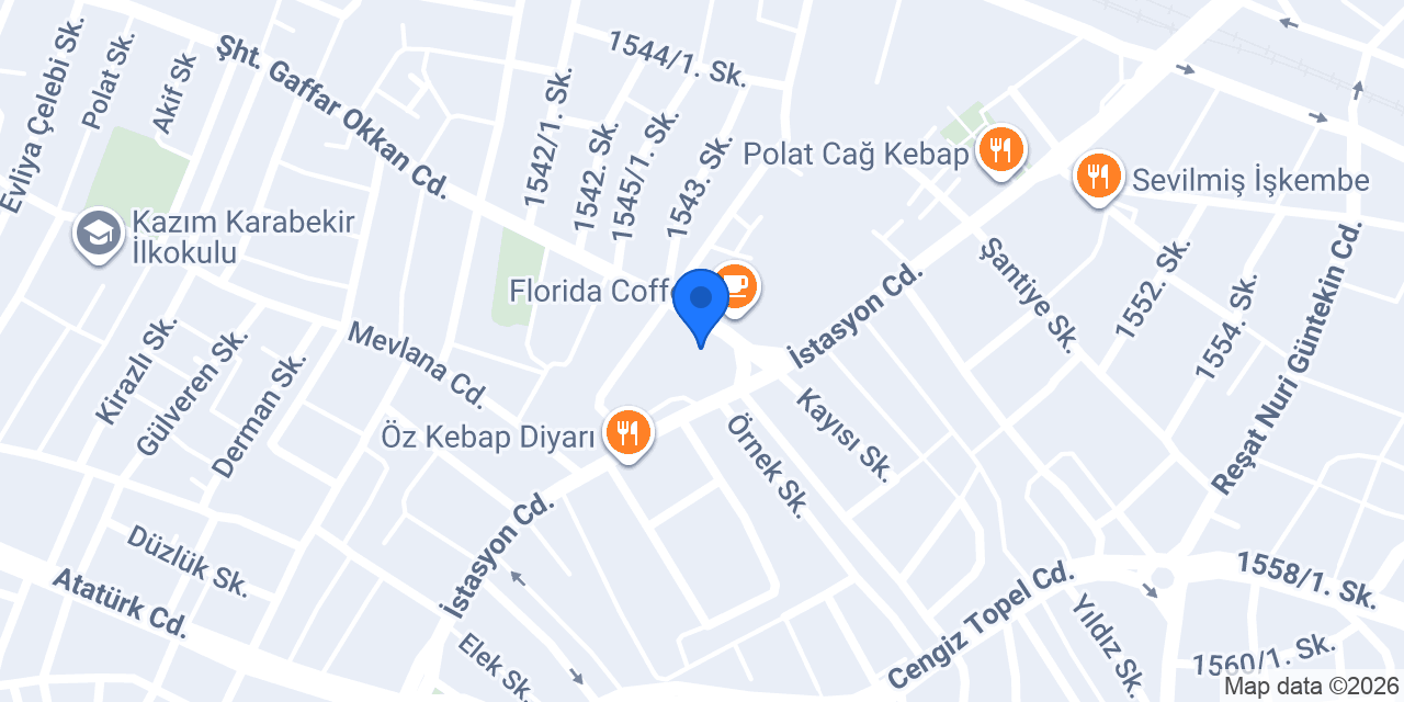 Darıcapark Kuaför Salonu konumu