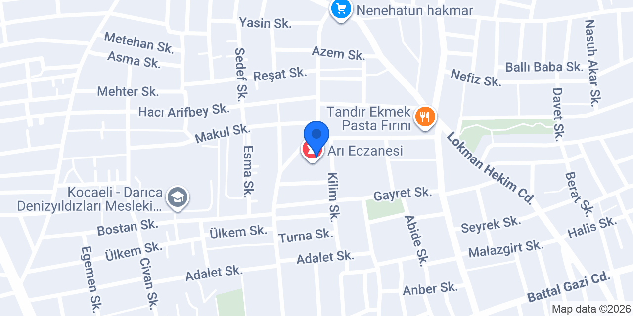 Duru Eczanesi konumu