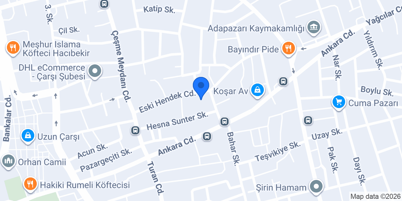 Karaosman İlkokulu konumu