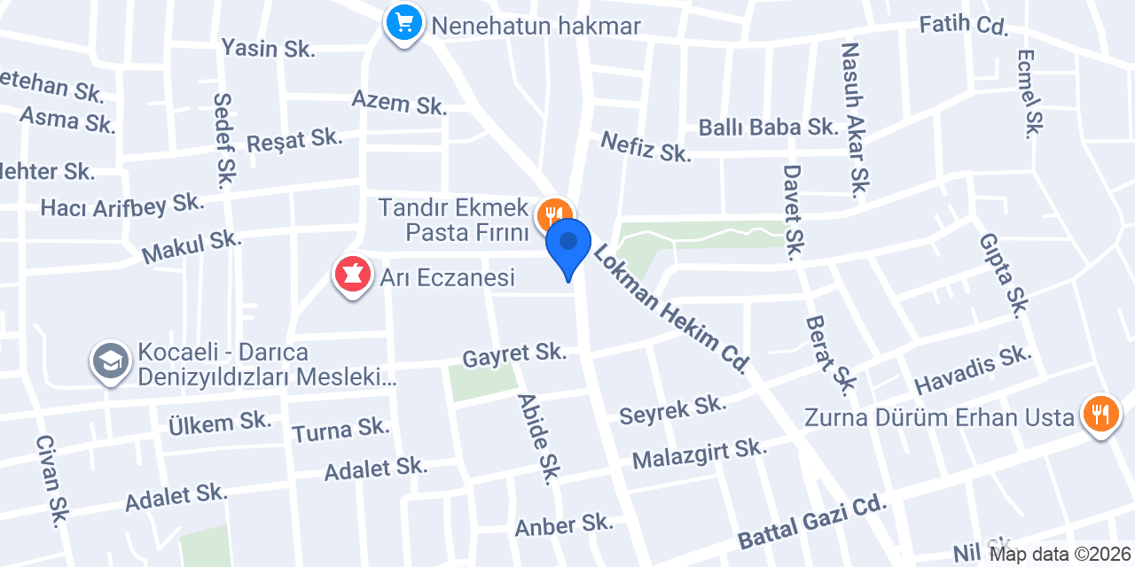 Dönerci Yusuf Usta konumu