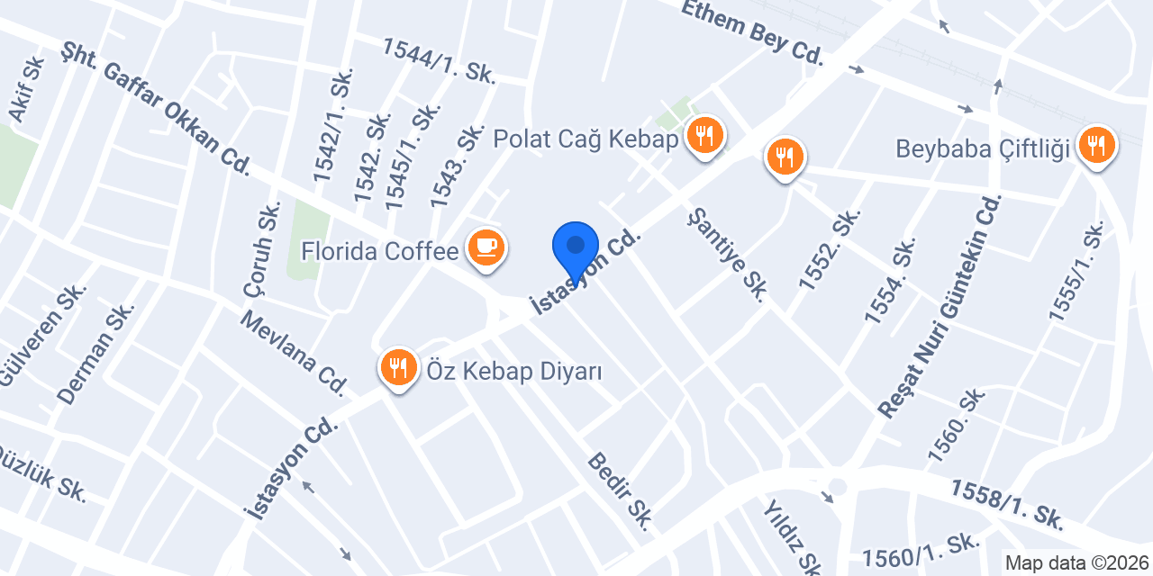Börek Center Darıca Şubesi konumu