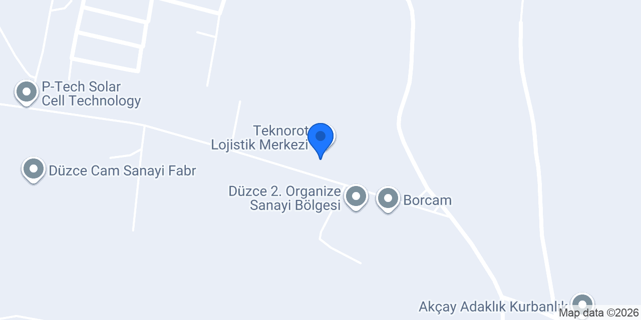 Ferroli Düzce Fabrikası konumu