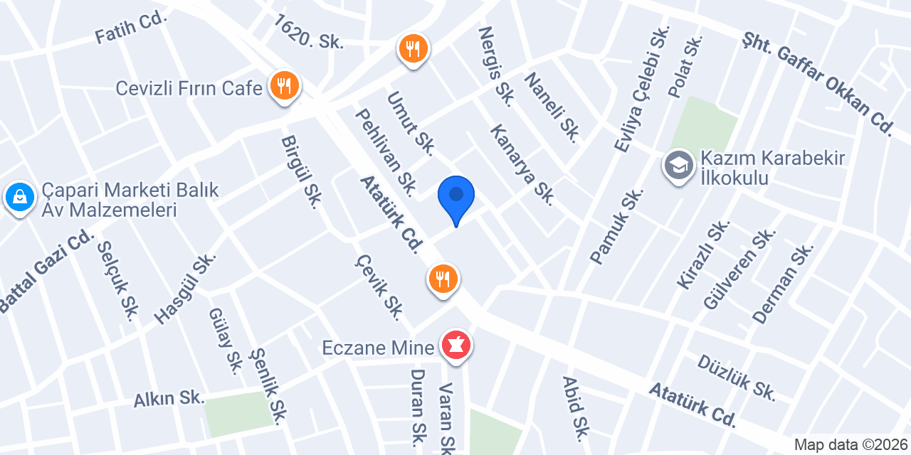 Ezgi balcı bayan kuaförü konumu
